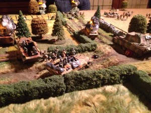 Panzergrenadiers begin their assault