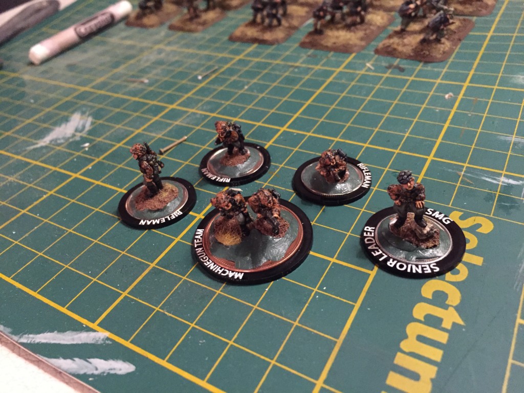 Rings to identify 15mm miniatures.