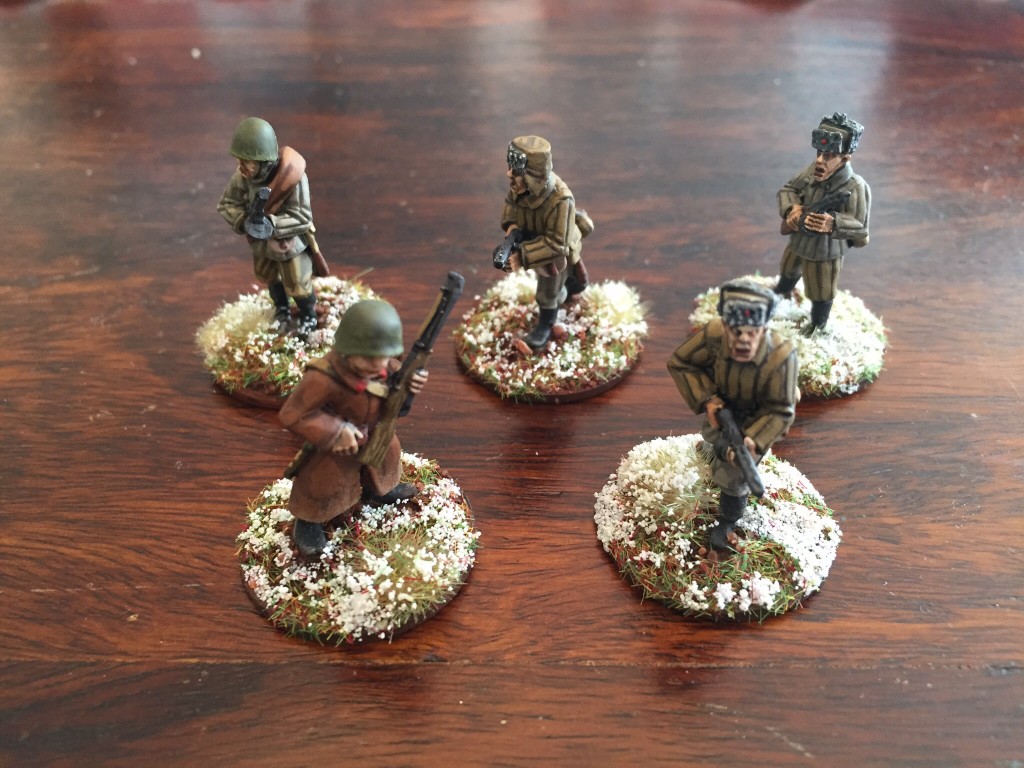 Soviets with snow bases.